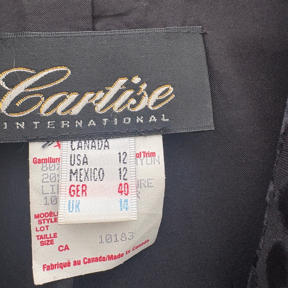Cartise international black cropped bolero - Picture 4 of 9
